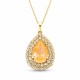 Kulons „Jasmine (Peach DeLite)“ ar Swarovski® kristāliem