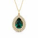 Komplekts sievietēm „Jasmīns (Emerald)“ ar Swarovski® kristāliem
