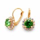 Auskari „Krāšņums II (Fern Green)“ ar Swarovski® kristāliem