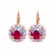 Auskari „Krāšņums II (Light Siam Shimmer)“ ar Swarovski® kristāliem