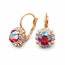 Auskari „Krāšņums II (Light Siam Shimmer)“ ar Swarovski® kristāliem