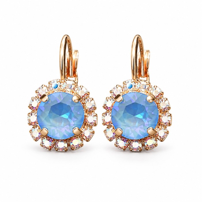 Auskari „Krāšņums II (Ocean DeLite)“ ar Swarovski® kristāliem