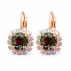 Auskari „Krāšņums II (Vitrail Medium)“ ar Swarovski® kristāliem
