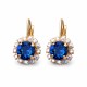 Auskari „Krāšņums II (Bermuda Blue)“ ar Swarovski® kristāliem