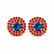 Auskari „Andrea (Bermuda Blue)“ ar Swarovski® kristāliem