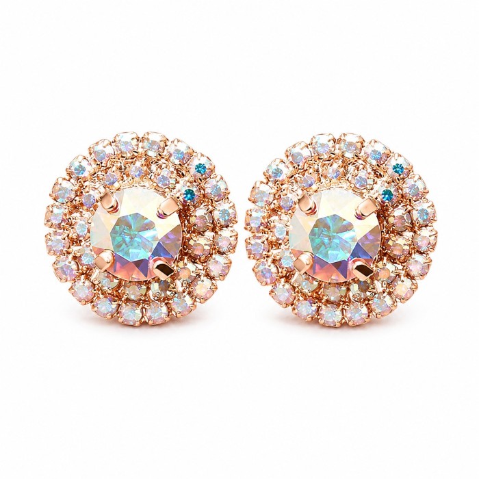 Auskari „Andrea (Aurora Borealis)“ ar Swarovski® kristāliem