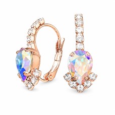 Auskari „Leonora II (Aurora Borealis)“ ar Preciosa® kristāliem