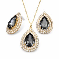 Komplekts sievietēm „Jasmīns (Silver Night)“ ar Swarovski® kristāliem