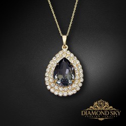 Kulons "Jasmīns (Silver Night)" ar Swarovski™ kristāliem