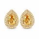 Auskari „Jasmīns (Golden Shadow)“ ar Swarovski® kristāliem