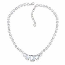 Kaklo papuošalas moterims DiamondSky „Modern II“ su Swarovski kristalais