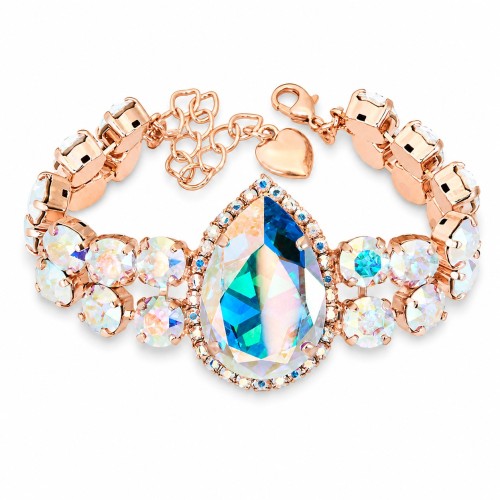 Apyrankė moterims DiamondSky „Celestial Drop II (Aurora Borealis)“ su Swarovski karoliukais