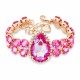 Aproce „Debesu Piliens II (Lotus Pink DeLite)“ ar Swarovski® kristāliem
