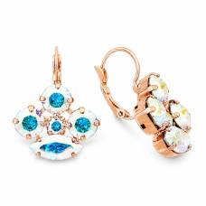 Auskari „Morions (Aurora Borealis)“ ar Swarovski® kristāliem