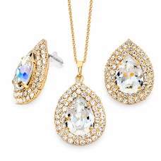 Komplekts „Jasmīns“ ar Swarovski™ kristāliem