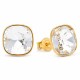 Sudraba auskari „Žilbinošais Mirdzums“ ar Swarovski® kristāliem