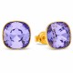 Sudraba auskari „Apžilbinošs Mirdzums (Tanzanite)“ ar Swarovski® kristāliem