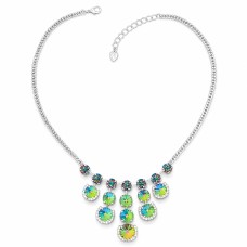 Vestuvinis vėrinys „Vortex III (Vitrail Medium)“ su Swarovski® kristalais