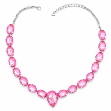 Vestuvinis vėrinys „Color Season (Lotus Pink DeLite)“ su Swarovski® kristalais