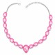 Kāzu kaklarota „Krāsu Sezona (Lotus Pink DeLite)“ ar Swarovski® kristāliem