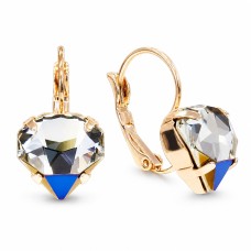 Earrings “Lucia (Bermuda Blue)” created with Crystals by Swarovski®