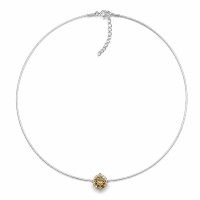 Neredzamais kulons (Golden Shadow) ar Swarovski® kristāliem