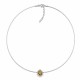 Invisible Pendant (Golden Shadow) created with Crystals by Swarovski®