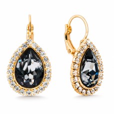 Auskari „Debesu Piliens (Silver Night)“ ar Swarovski® kristāliem