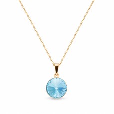 Кулон «Кларис II (Aquamarine)» с кристаллами Swarovski®