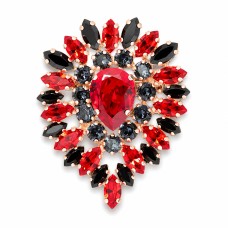 Broša „Atlants“ ar Swarovski™ kristāliem