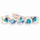 Matu sprādze „Žilbinošais Mirdzums (Aurora Borealis)“ ar Swarovski® kristāliem