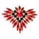 Broša „Fēnikss“ ar Swarovski™ kristāliem