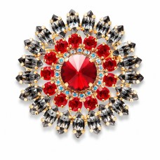 Broša „Lotoss“ ar Swarovski™ kristāliem