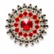 Broša „Lotoss“ ar Swarovski™ kristāliem