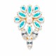 Broša „Mirtele II“ ar Swarovski® kristāliem