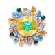 Broša „Jupiters“ ar Swarovski® kristāliem