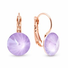 Auskari „Klaris II (Lilac)“ ar Swarovski™ kristāliem