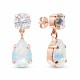Auskari „Venēra IV (White Opal)“ ar Swarovski® kristāliem