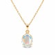 Komplekts „Baroka Spogulis (Aurora Borealis)“ ar Swarovski® kristāliem