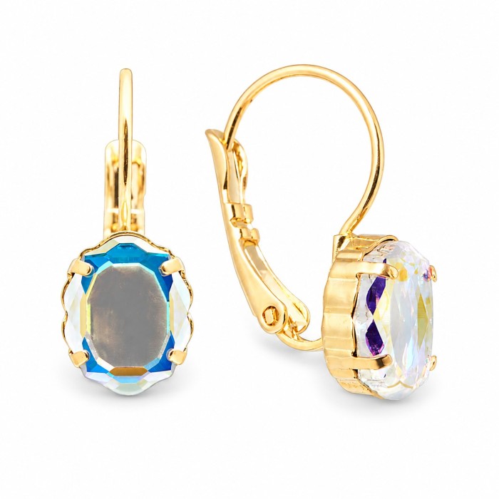 Komplekts „Baroka Spogulis (Aurora Borealis)“ ar Swarovski® kristāliem