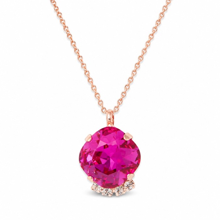Komplekts sievietēm „Krēta (Fuchsia)“ ar Preciosa® kristāliem