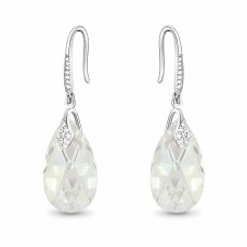 Sudraba auskari „Baroka III (Moonlight)“ ar Swarovski™ kristāliem