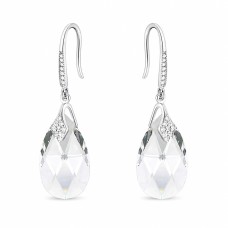 925 Sterling Silver Earrings “Baroque III” created with Crystals by Swarovski®