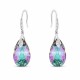Sudraba auskari „Baroks III (Vitrail Light)“ ar Swarovski® kristāliem