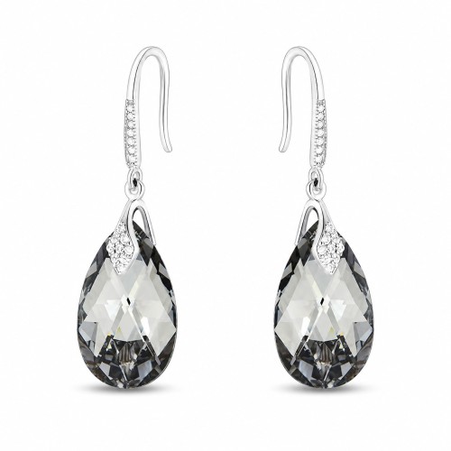 Sudraba auskari „Baroka III (Light Chrome)“