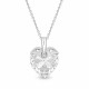 Sudraba kulons „Kupidons II“ ar Swarovski® kristāliem