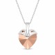 Sudraba kulons „Cupid (Rose Gold)“ ar Swarovski® kristāliem
