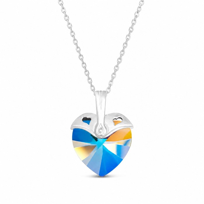 Sudraba kulons „Cupid (Light Colorado Topaz Shimmer)“ ar Swarovski® kristāliem