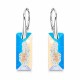 Sudraba auskari „Augošais Kristāls II (Aurora Borealis)“ ar Swarovski® kristāliem
