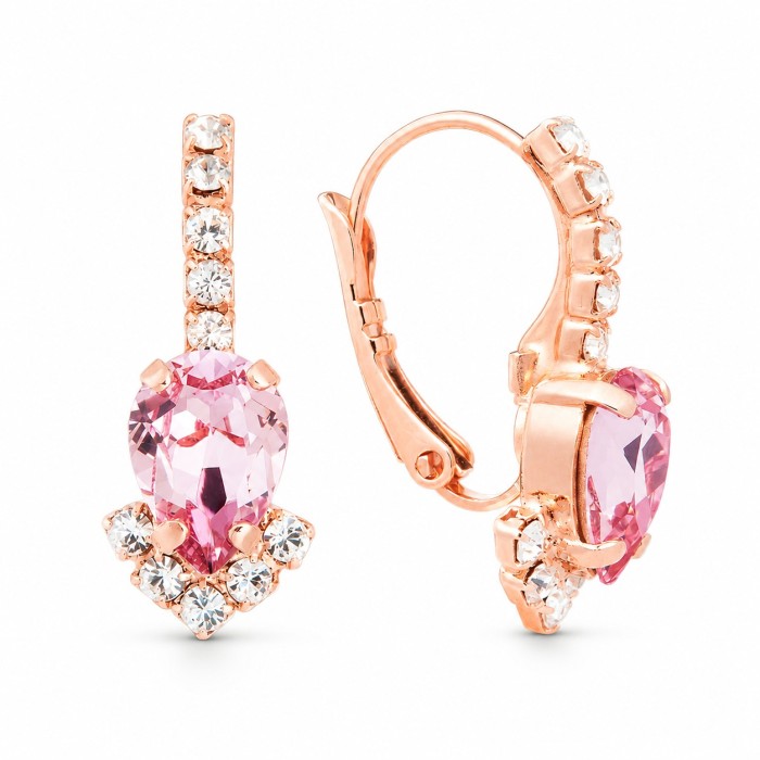 Komplekts sievietēm „Leonora II (Light Rose)“ ar Preciosa® kristāliem
